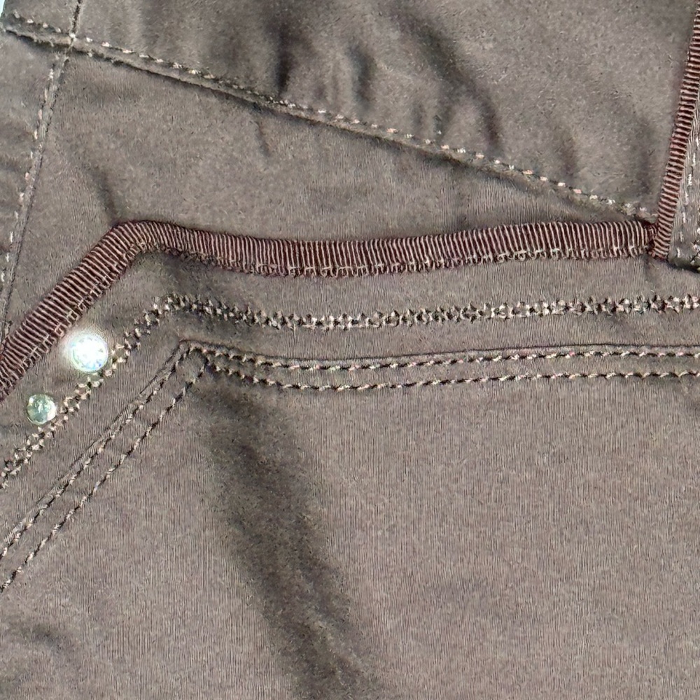 WHBM White House Black Market Brown Shorts Sz 6 Bin A - Picture 9 of 11